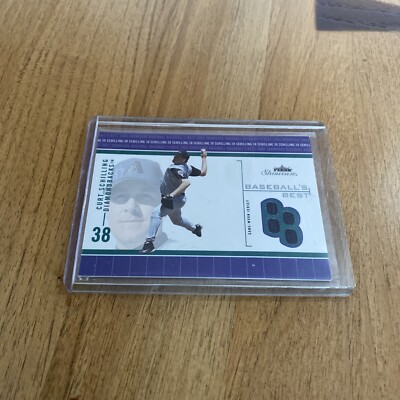2003 Fleer Showcase Baseballs Best Curt Schilling Jersey
