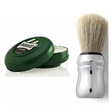Proraso Shaving Brush & Soap Eucalyptus & Menthol Bowl 75ml Set Made In Italy
