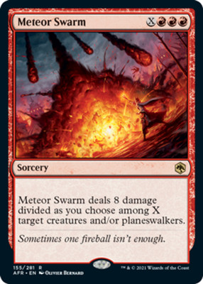 Meteor Swarm X4 (Adventures in the Forgotten Realms (2021)) MTG (NM) *CCGHouse* 