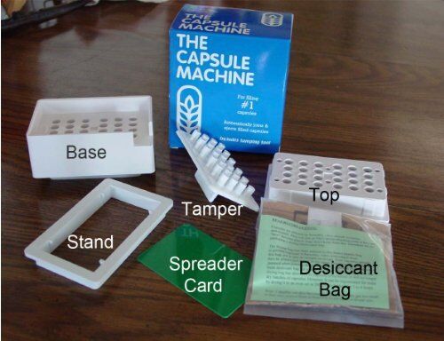 The-CAPSULE-MACHINE-Complete-Kit-w-Tamper-Tool-SIZE-034-1-034-Capsule-Pill-Filler