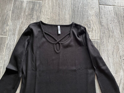 Damen pullover Leichter Strick Gr XL Pageone Schwarz Neu