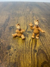 Vintage ALF Soft PVC Mini Figure Russ Toys 80's TV Alien Lot Of 2