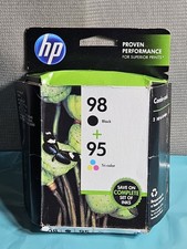 HP 98 Black 95 Tri-Color Combo Pack Printer Ink Cartridges New