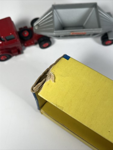 Nice Matchbox Lesney King Size K-4 GMC Fruehauf Hopper Train With Box - Picture 20 of 24