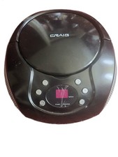 Craig Portable CD Boombox with AM/FM Radio, Black CD6918