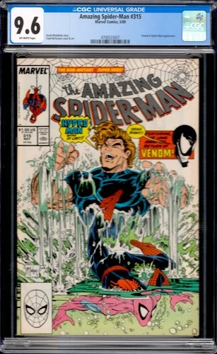 Amazing Spider-Man #315 Marvel Comics 1989 Venom Appearance CGC 9.6