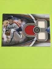 2018 Topps Tribute Triple Relics Nolan Ryan #TTR-NR/150! Astros HOF Pitcher