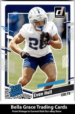 2023 Panini Donruss Evan Hull #344 Indianapolis Colts Rookie NFL Football