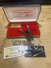 2005 CASE XX Trapper George Jones BY Painted Pony Michael Prater XX RARE 1 Of 1