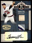 2005 Donruss Throwback Threads Collection Signature Material Combo Prime Tommy