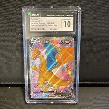 Pokémon Charizard V CGC 10 Holo Promo Card SWSH050 Sword & Shield 2020