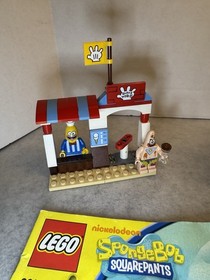 LEGO Glove World SpongeBob SquarePants Set 3816 99% Complete W/Manual