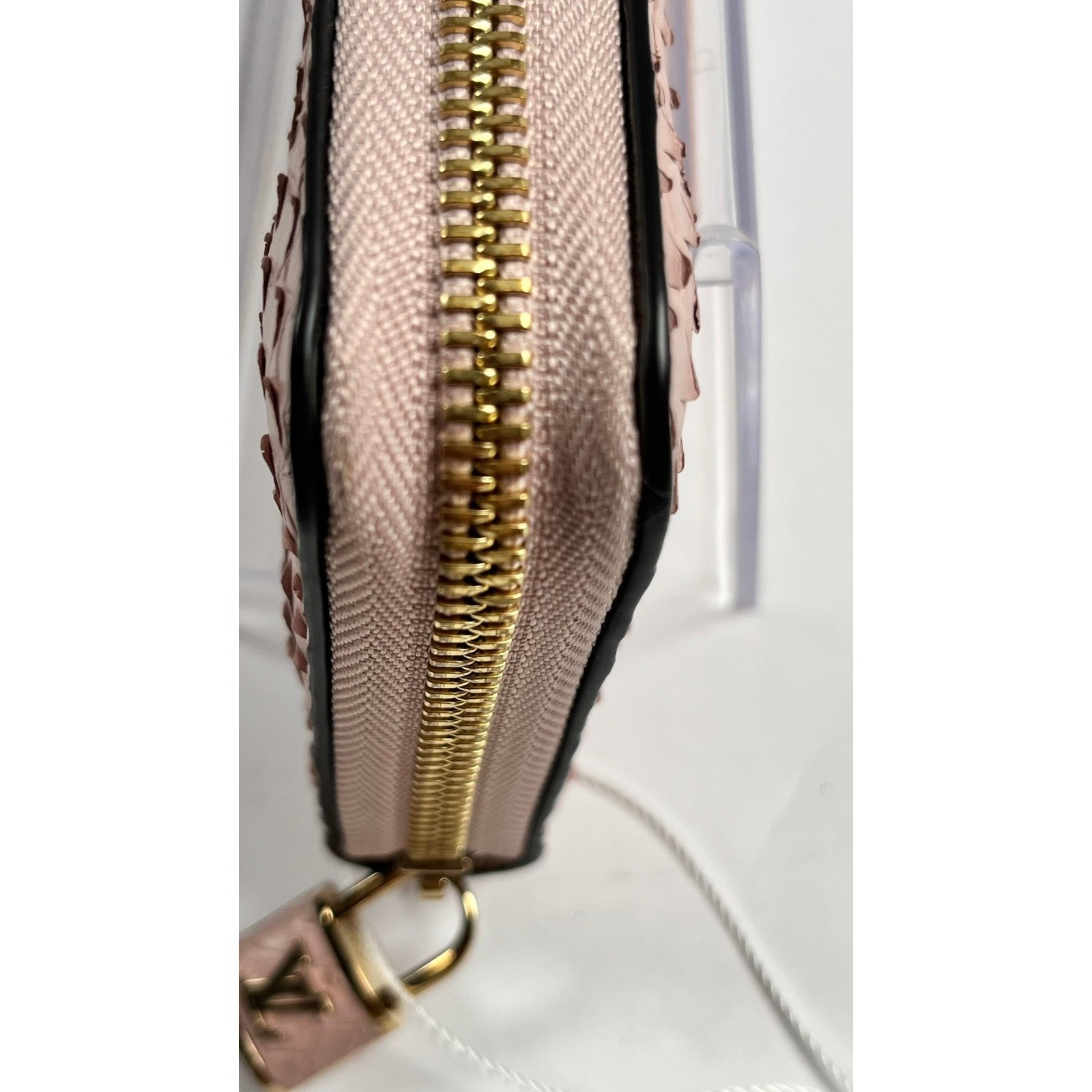 Louis Vuitton Monogram Exotics Pink Python Zippy … - image 4