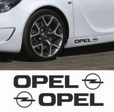 2x Aufkleber f&uuml;r Opel Seitenschweller Corsa Astra Insignia Tuning Auto Sticker
