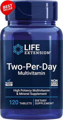 Two-Per-Day Multivitamin 120ct B6 C D Zinc Non-GMO Gluten-Free 60 Day - US