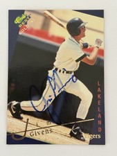 1993 Classic Best Gold Jim Givens RC Auto Signed #162 Lakeland Tigers