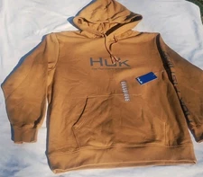 Huk Men'S Fishing Hoodie size Large NEW