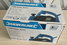 Silverline 128891 Electric Planer 710w - 82mm with 2mm Planing