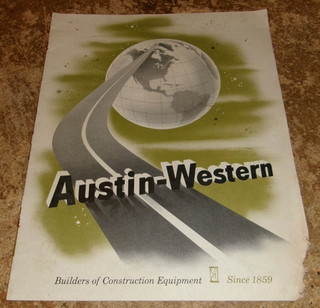 vintage austin western construction equipment brochure in good shape used