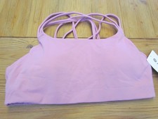 NWT Athleta Women's Size Medium M A-C Hyper Focused Sports Bra in Lavender 49