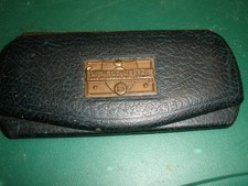 Antique Eyeglass Hard Shell Case from Dr H. Schaeffer of Philadelphia PA SU37 