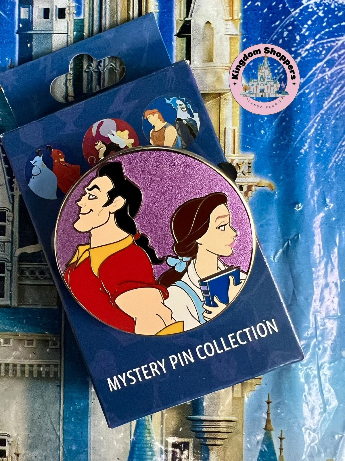 2026 Disney TWDC DEC D23 Epic Rivals Mystery Box Pin Belle & Gaston ONLY