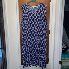 Michael Kors Women's Size Medium Diamond Ikat Tile Print Maxi Dress 