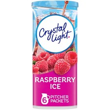 Crystal Light Sugar-Free Raspberry Ice Drink Mix 6 0.22 Ounce Pack of 6