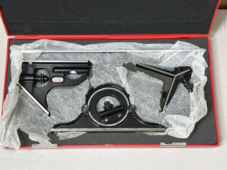 Juego cuadrado combinado Starrett - 12” C434 - 12 - 4R en caja usado Foto 2 de 4