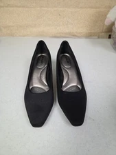 Coach And Four Pump Heels Women's Size 7.5M Shoes Black Comfort Fashion Career