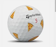 New 2025 Taylormade TP5x Pix Pepperoni Pizza 1 Single Golf Ball