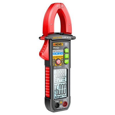 Smart Digital Clamp Meter Voice Broadcast Multimeter AC DC Volt Temp Tester