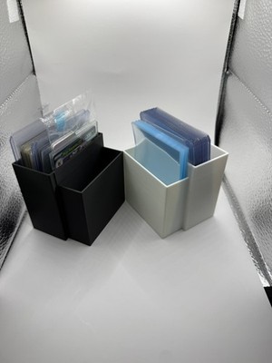 Toploader/Sleeve Storage Box! Perfect for vending/streaming! Stay organized! 