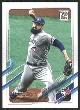 2021 Topps #313 Matt Shoemaker Toronto Blue Jays 3553