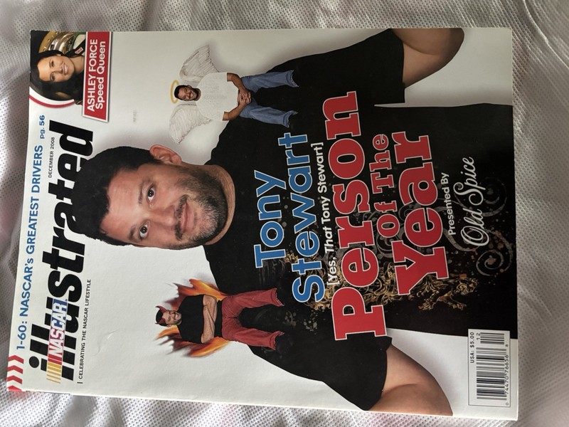 Tony Stewart NASCAR Illustrated December 2008