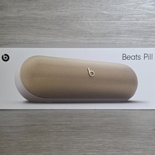 Apple Beats Dr Dre Pill Portable Wireless Bluetooth Speaker Gold Big Bass A3211