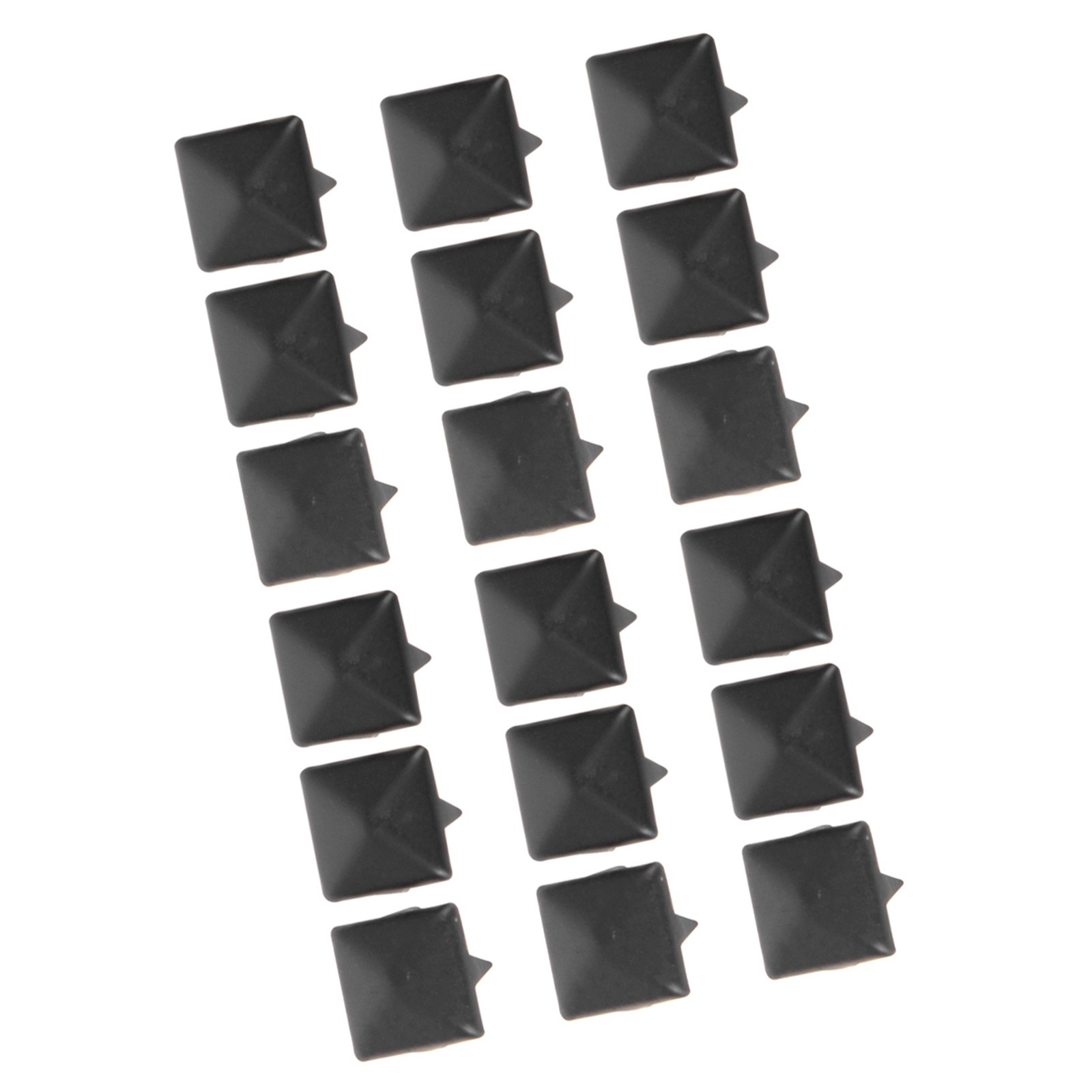 200Pcs Square Rivets Metal Stylish Shoes Bags Hats Decoration Accessories 9m