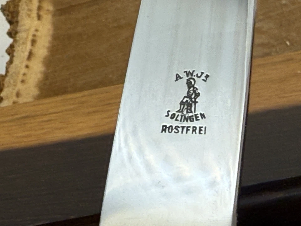 AW Jr. Anton Wingen Jr Rostfrei Antinit - Antler Handle Multi Tool Hunter Knife - Image 3 of 4