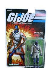 Super7 - G.I. Joe - ReAction  Wv5 - Arctic Snake Eyes Movie  New Toy  Action F