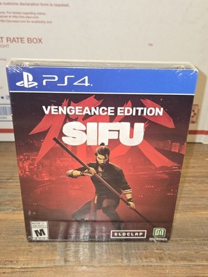 New & Sealed! SIFU: Vengeance Edition PlayStation 4 PS4 Video Game Steelbook Ed.