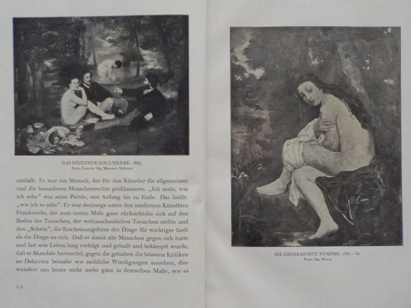 EDOAURD MANET - Olympia mit Katze. Farbholzschnitt. Erotik, Impressionismus - Bild 4 von 4