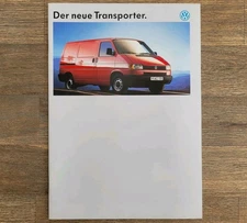 VW Bus Transporter T4 '90 Brochure/Brochure/Folleto/Opuscolo/Broszura/Prospectus
