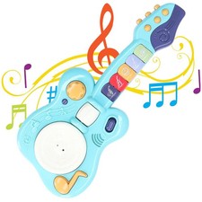 Toddler Guitar With Button Activated Sounds Kids Electrical Musical Instrument