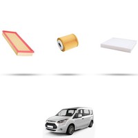 Hoffcar Set Service - 3 Filter FüR Ford Tourneo Connect II 1.5 Ecoblue 74Kw Ab