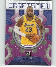 2021 Donruss LeBron James #3 Craftsmen Purple Press Proof