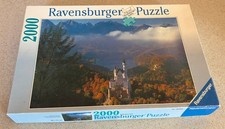 NEUSCHWANSTEIN CASTLE 1992 Ravensburger -- 2000 Piece Jigsaw Puzzle