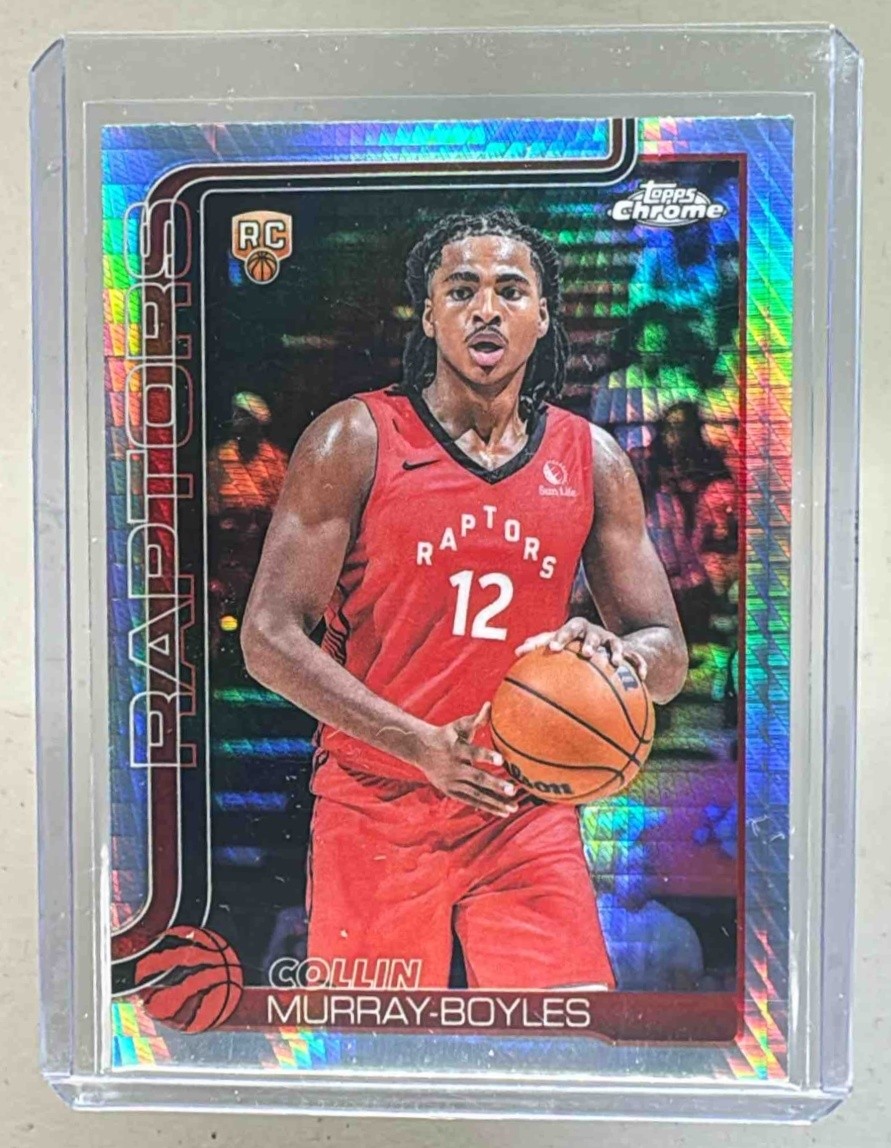 Collin Murray-Boyles 2025 Topps Chrome #259 Prism Refractor Rookie RC