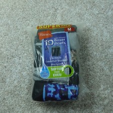Hanes Underwear Boys Medium 10/12 Boxer Briefs Cool Comfort 9 Pairs