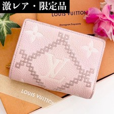 Louis Vuitton Empreinte Bi-fold Wallet, Pink, Embroidered Design