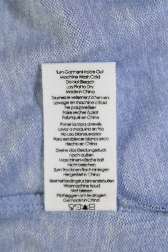 PJ Salvage Womens Crew Neck Graphic Print Long Sleeve Knit Blue Size Small - Picture 4 of 5